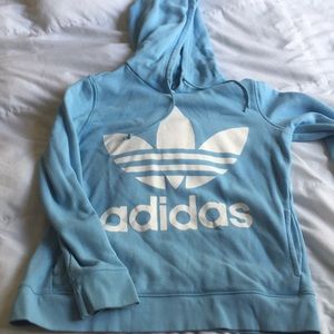 Light blue Adidas hoodie